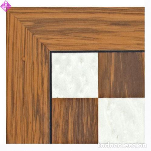 Coleccionismo deportivo: Ajedrez. Chess. Chessboard Olive-white de Luxe, FG 55mm - Foto 2