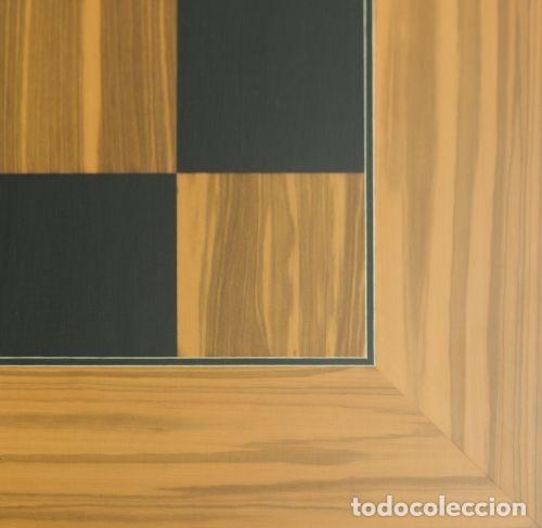 Coleccionismo deportivo: Ajedrez. Chess. Chessboard Olive-black de Luxe, FG 60mm - Foto 2