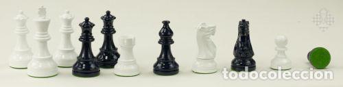 Coleccionismo deportivo: Ajedrez. Chess set Blue America - Foto 2
