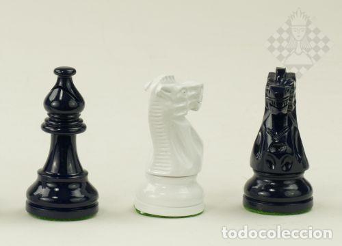 Coleccionismo deportivo: Ajedrez. Chess set Blue America - Foto 4