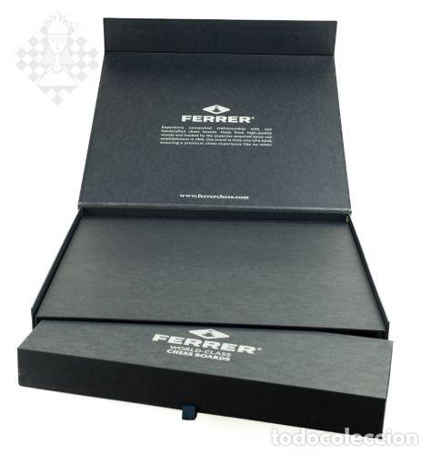 Coleccionismo deportivo: Ajedrez. Chess set Black Olive De Luxe sq 50mm - Foto 6