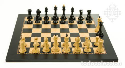 Collezionismo sportivo: Ajedrez. Chess set Queen's Gambit De Luxe sq 50mm