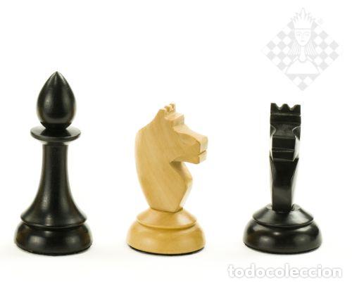 Coleccionismo deportivo: Ajedrez. Chess set Queens Gambit De Luxe sq 50mm - Foto 4