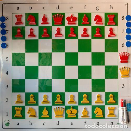 Coleccionismo deportivo: Ajedrez. Chess. Demonstration board, self-adhesive, ed. 2.0 - Foto 1