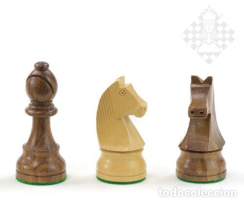 Coleccionismo deportivo: Ajedrez. Chess. Wireless e-board walnut - chessmen Timeless with indices - Foto 4