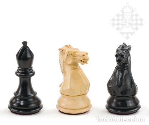 Coleccionismo deportivo: Ajedrez. Chess. Wireless e-board walnut - chessmen Ebony with indices - Foto 5