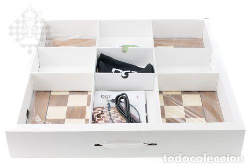 Coleccionismo deportivo: Ajedrez. Chess. USB e-board Walnut - without chessmen with indices - Foto 2