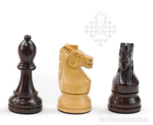 Coleccionismo deportivo: Ajedrez. Chess. USB e-board walnut - chessmen Royal with indices - Foto 7