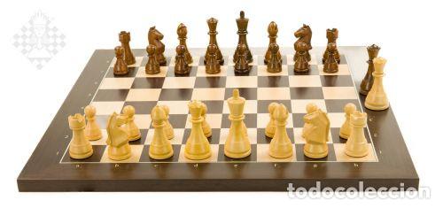 Coleccionismo deportivo: Ajedrez. Chess. USB e-board Wenge - chessmen Modern Staunton with indices - Foto 1
