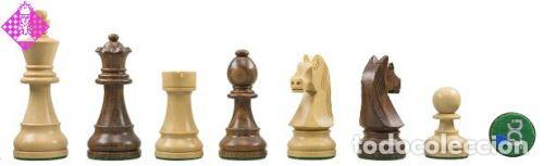 Coleccionismo deportivo: Ajedrez. Chess. Wireless e-board Wenge - chessmen Timeless with indices - chessmen weighted - Foto 2