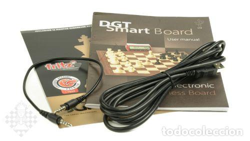 Coleccionismo deportivo: Ajedrez. Chess. DGT Smart Board without indices with chessmen plastic, cable and software - Foto 6