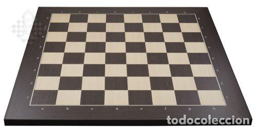 Coleccionismo deportivo: Ajedrez. Chess. USB e-board Wenge - without chessmen with indices - Foto 1