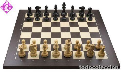 Coleccionismo deportivo: Ajedrez. Chess. USB e-board Wenge - chessmen Classic with indices - chessmen extra weighted - Foto 1