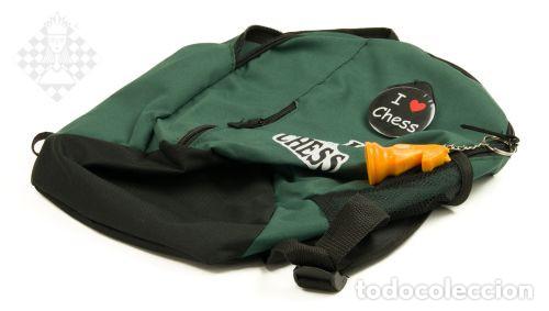 Coleccionismo deportivo: Ajedrez. Back Pack Chess, green - Foto 1
