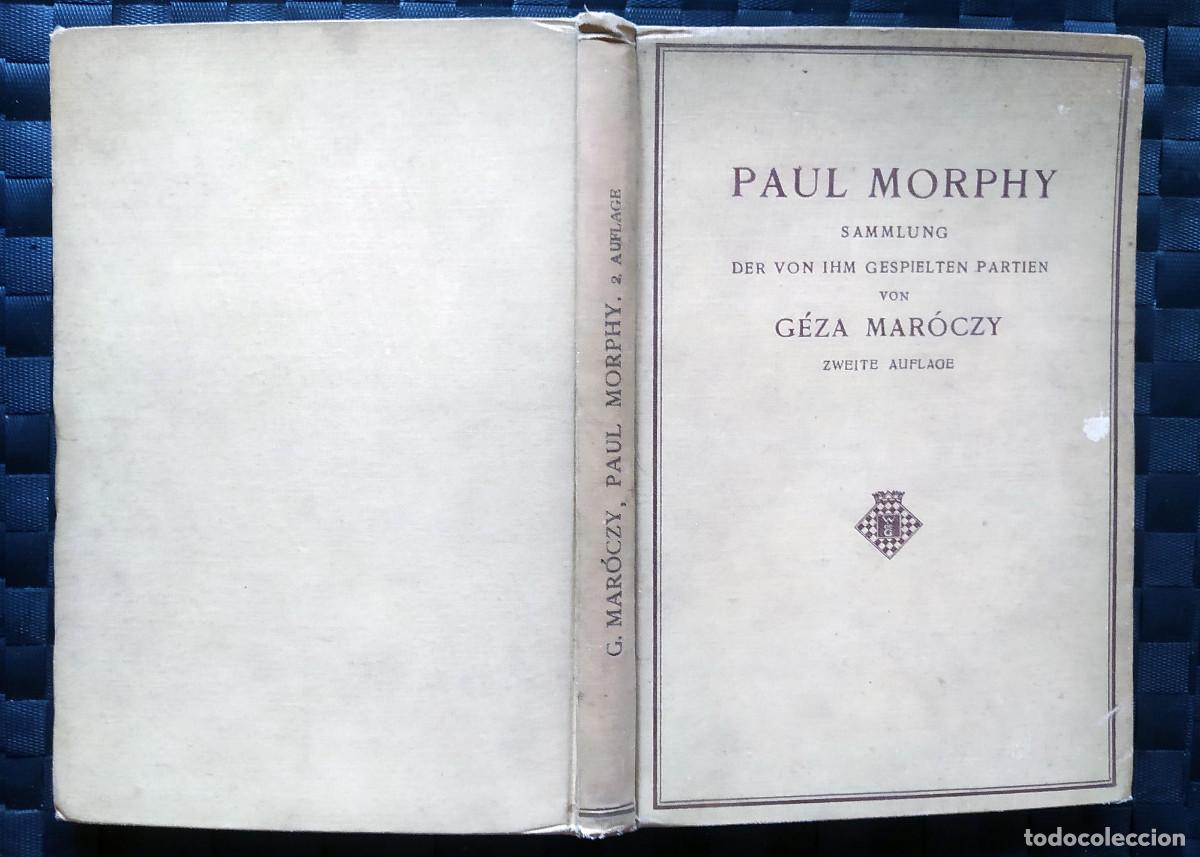 Coleccionismo deportivo: Ajedrez. Schach. Maroczy: Paul Morphy (en alem&aacute;n) - Foto 2