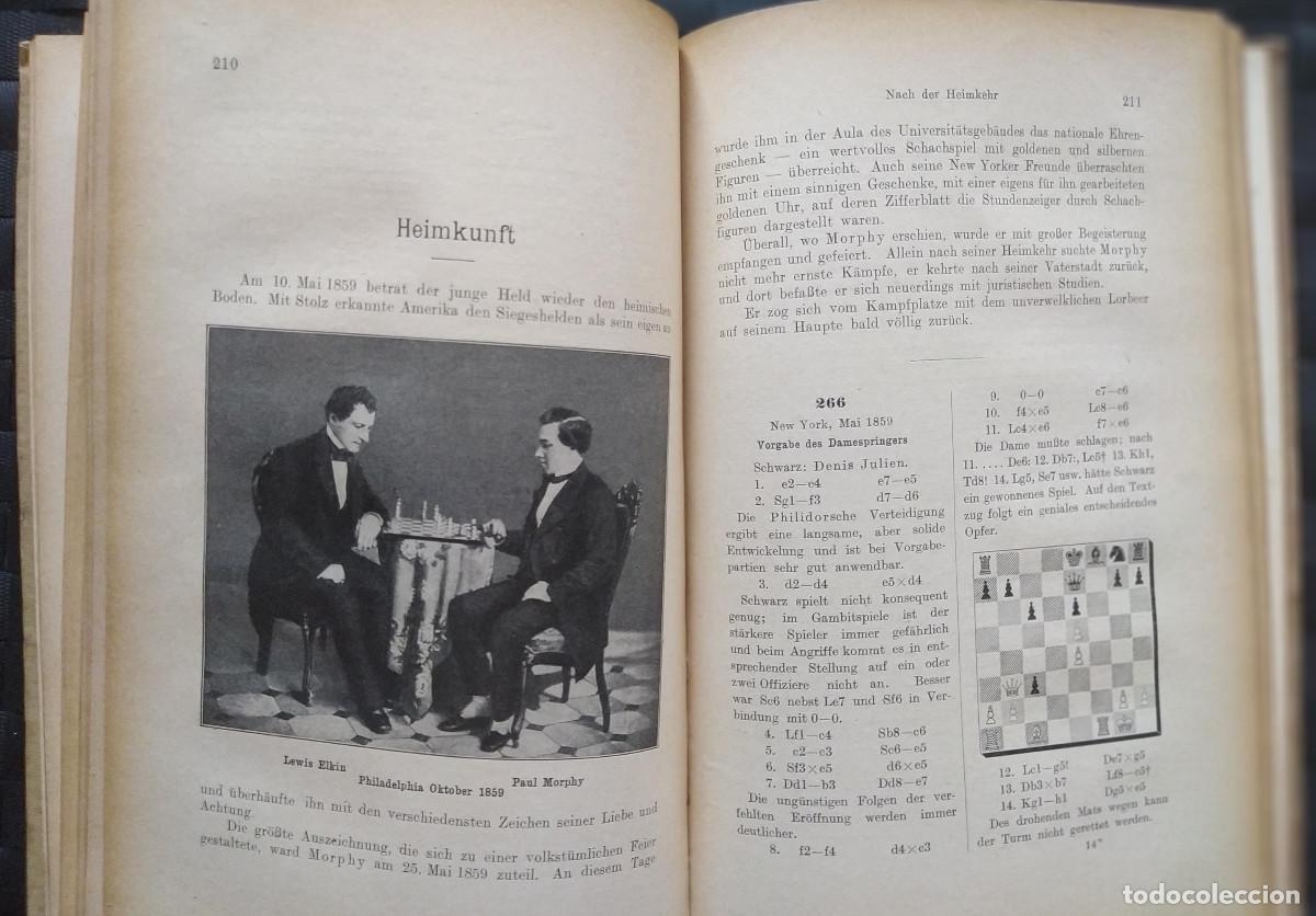 Coleccionismo deportivo: Ajedrez. Schach. Maroczy: Paul Morphy (en alem&aacute;n) - Foto 3