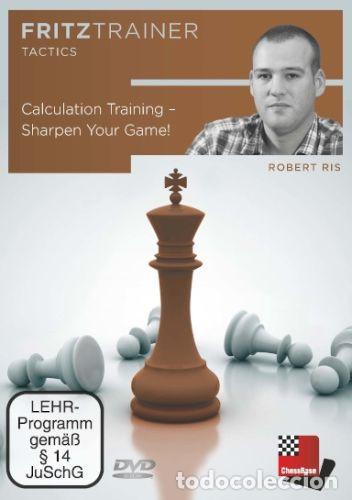 Coleccionismo deportivo: Ajedrez. Chess. Calculation Training. Sharpen Your Game - Robert Ris DVD o Download - Foto 1