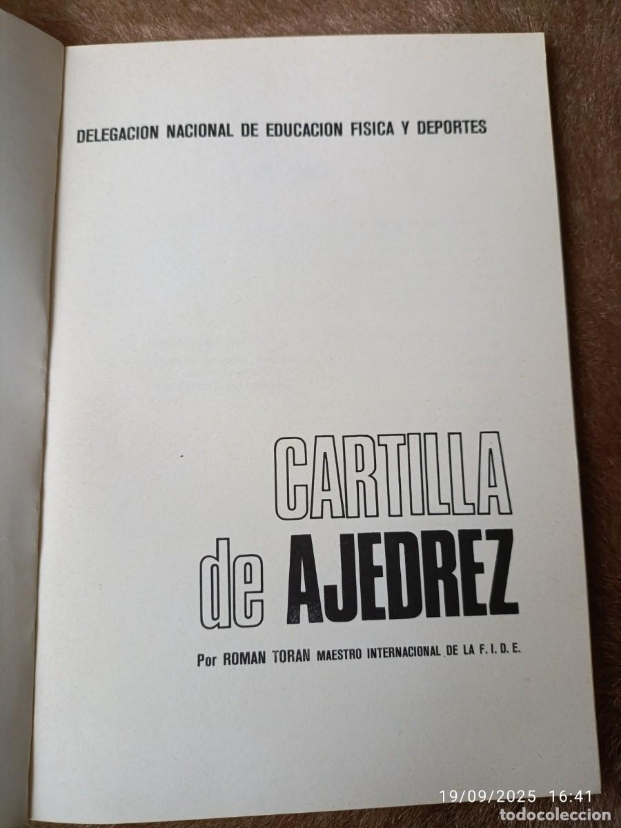 Coleccionismo deportivo: Cartilla de ajedrez . Guia did&aacute;ctica - Foto 2