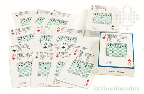 Coleccionismo deportivo: Ajedrez. Chess Opening Playing Cards - Foto 1