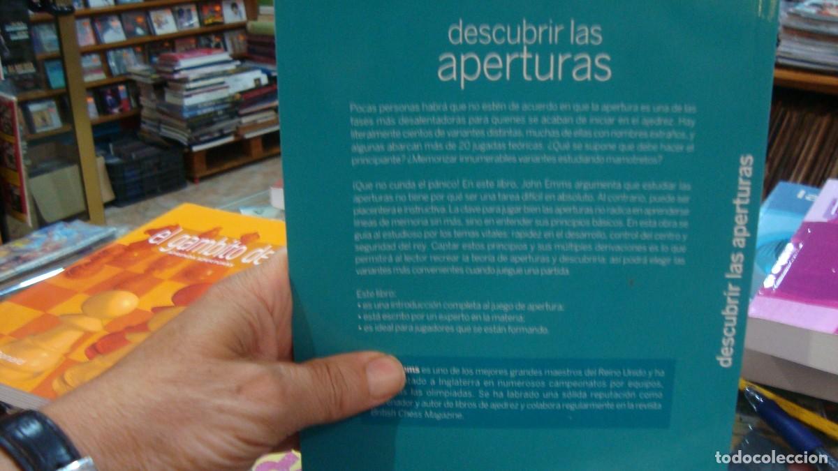 Coleccionismo deportivo: DESCUBRIR LAS APERTURAS - EMMS , JOHN - Foto 2