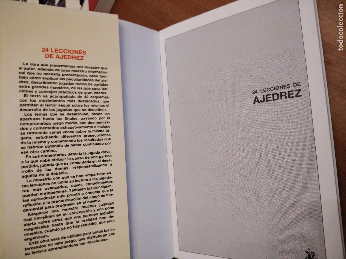 Coleccionismo deportivo: 24 lecciones de ajedrez -garri Kasp&aacute;rov - Foto 3