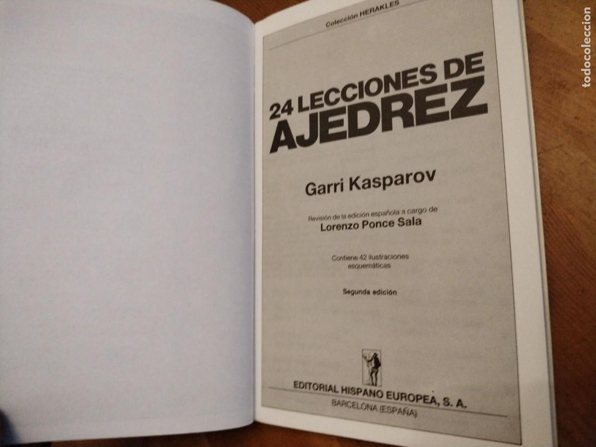 Coleccionismo deportivo: 24 lecciones de ajedrez -garri Kasp&aacute;rov - Foto 4