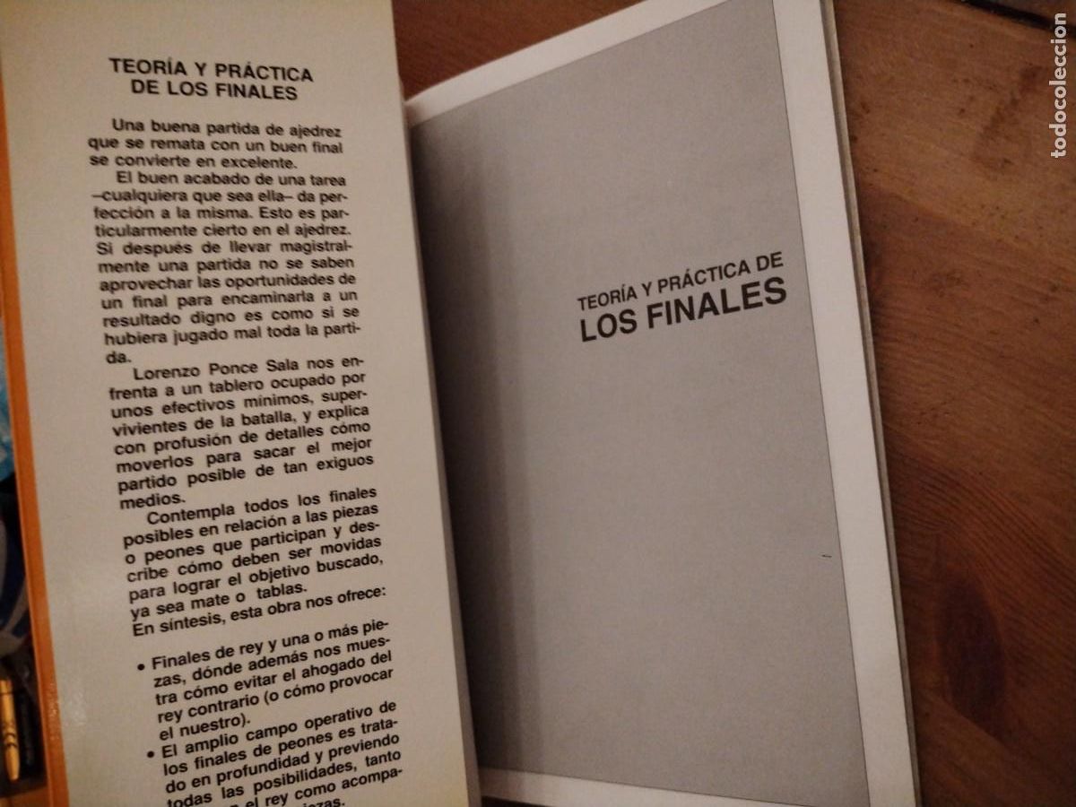 Coleccionismo deportivo: Teor&iacute;a y pr&aacute;ctica de los finales -ajedrez-colecci&oacute;n jaque mate - Foto 3