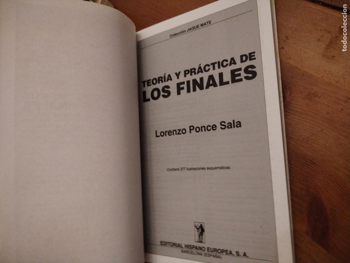 Coleccionismo deportivo: Teor&iacute;a y pr&aacute;ctica de los finales -ajedrez-colecci&oacute;n jaque mate - Foto 4