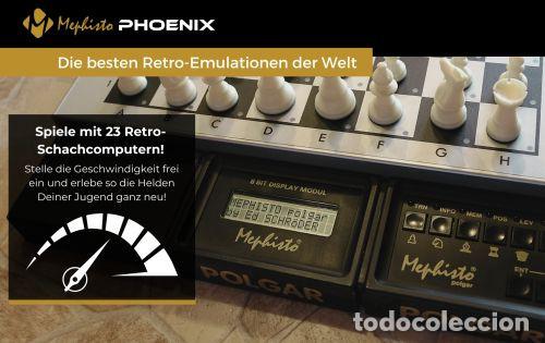 Coleccionismo deportivo: Ajedrez. Chess. Mephisto Phoenix 2nd generation computer with emulation-package - Foto 8