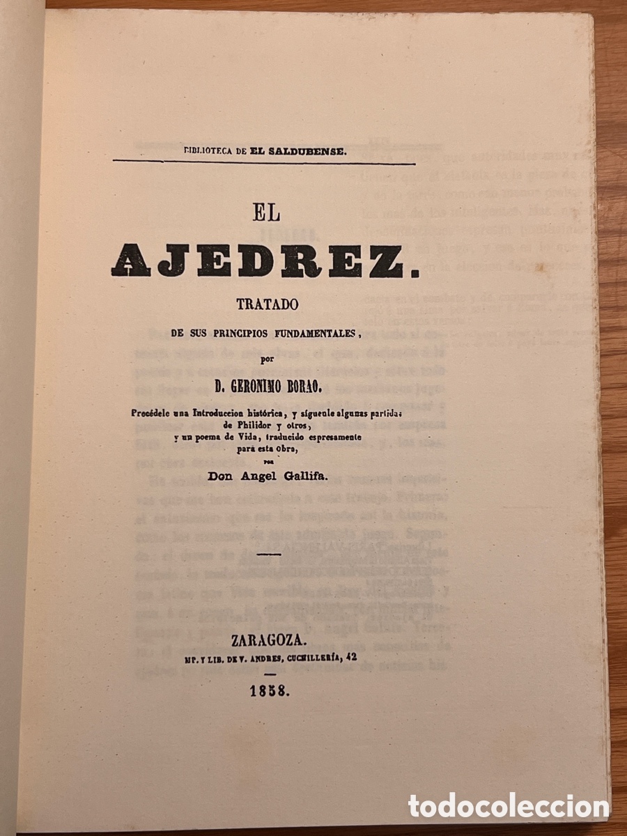 Coleccionismo deportivo: El ajedrez, Jos&eacute; Borao - Foto 3