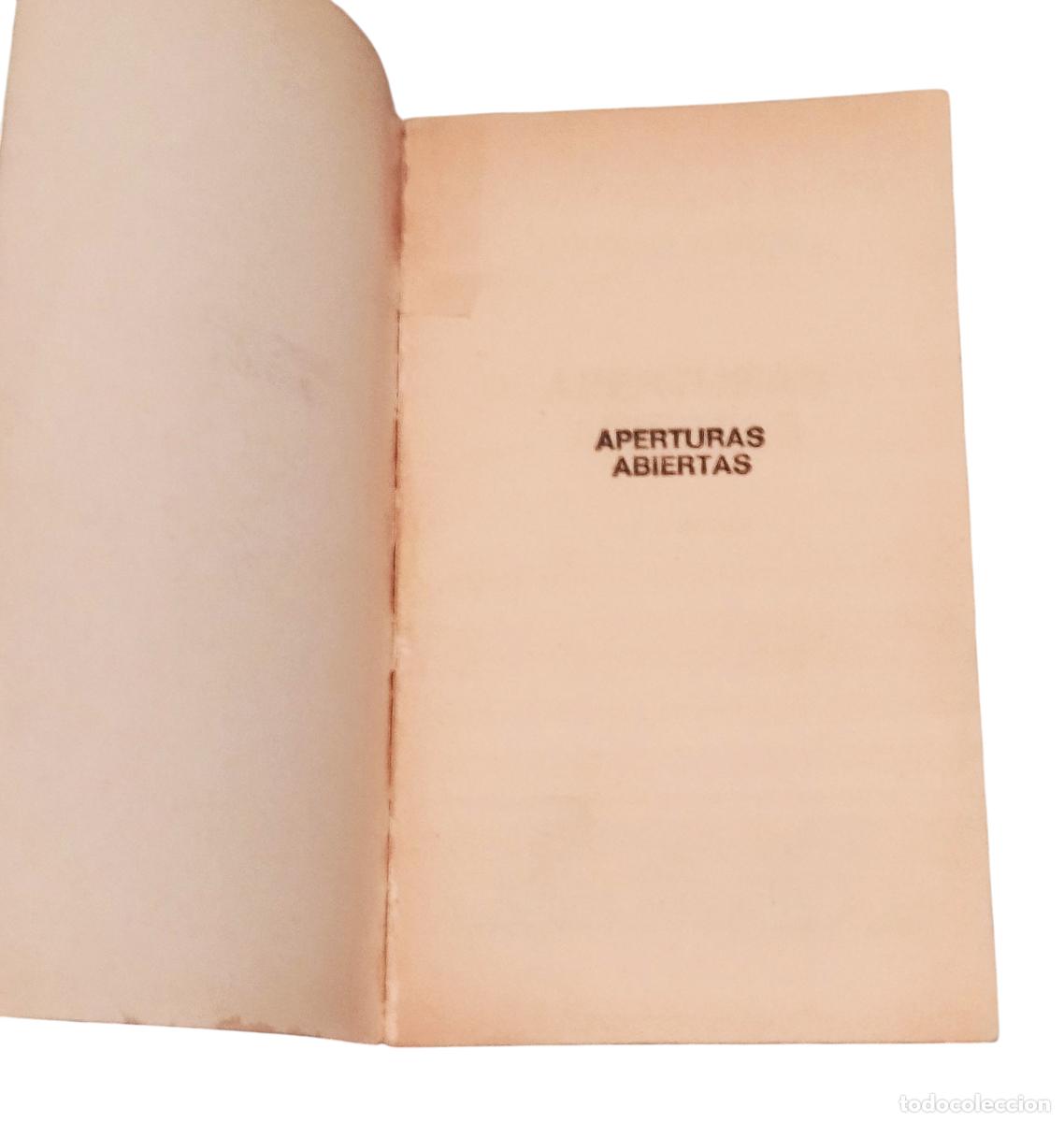 Coleccionismo deportivo: APERTURAS ABIERTAS / M&Aacute;XIMO BORRELL. LIBRO PR&Aacute;CTICO BRUGUERA 1.&ordf; EDICI&Oacute;N 1975. - Foto 5