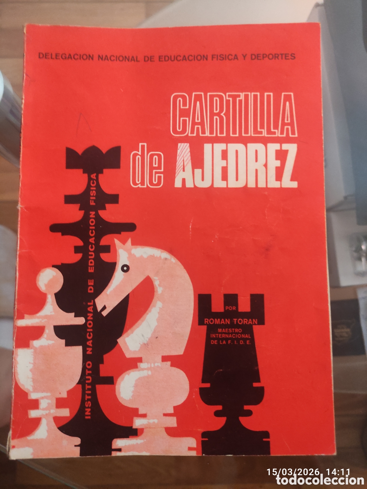 Coleccionismo deportivo: Cartilla de ajedrez 1971 - Foto 1