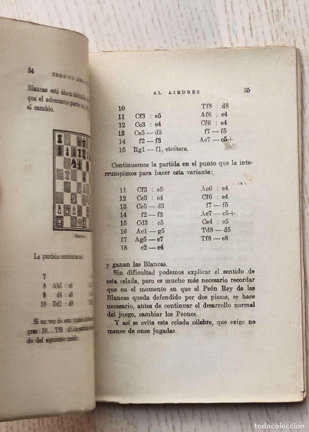 Coleccionismo deportivo: C&Oacute;MO NO DEBE JUGARSE AL AJEDREZ - ZNOSKO-BOROVSKY, Eugenio - Foto 2