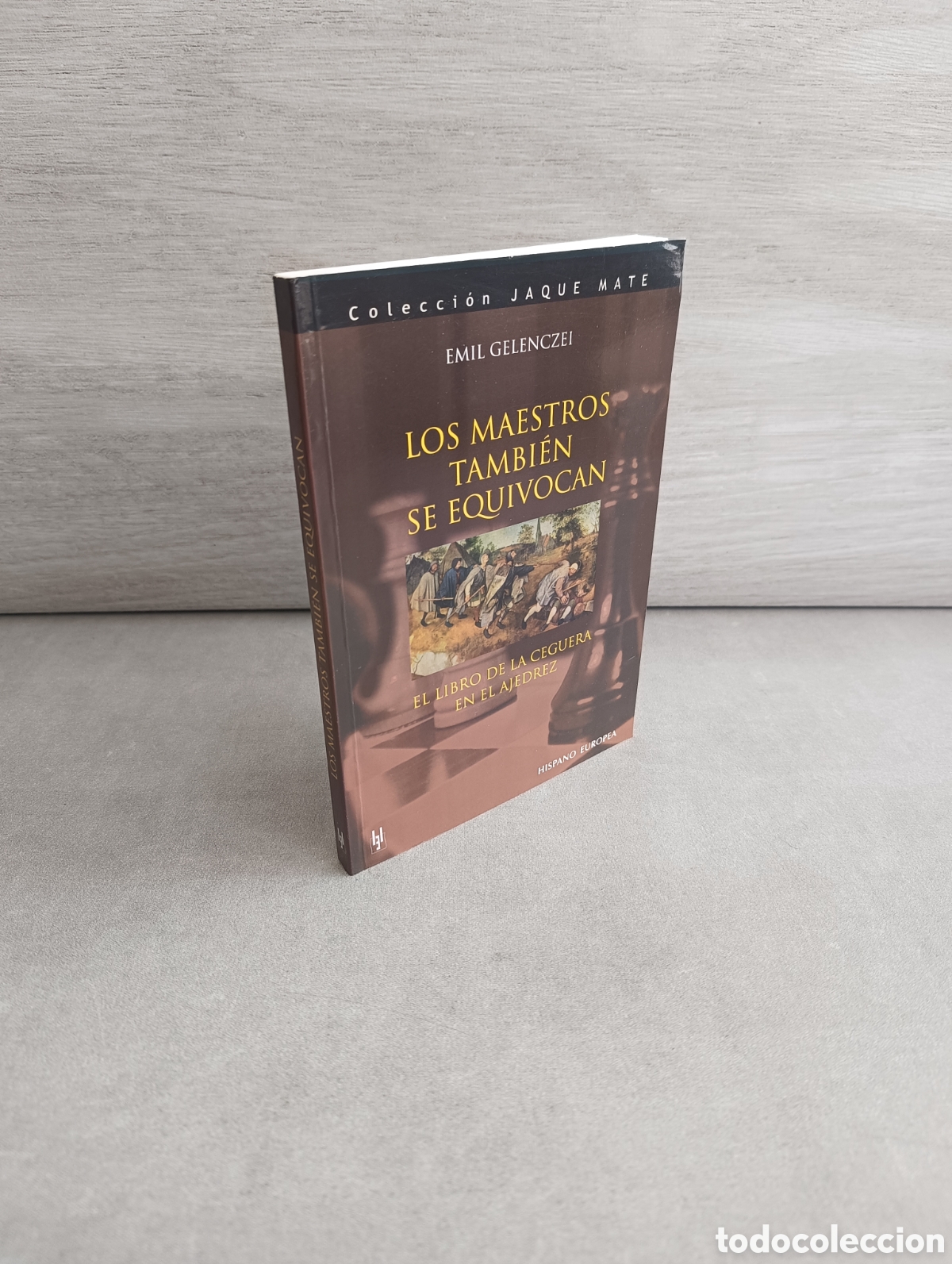 Colecionismo desportivo: LOS MAESTROS TAMBI&Eacute;N SE EQUIVOCAN . EMIL GELENCZEI. EL LIBRO DE LA CEGUERA EN EL AJEDREZ.