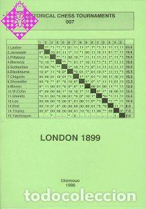 Coleccionismo deportivo: Ajedrez. Chess. London 1899 - Vlastimil Fiala