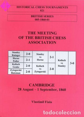 Coleccionismo deportivo: Ajedrez. Chess. Cambridge 1860 - Vlastimil Fiala