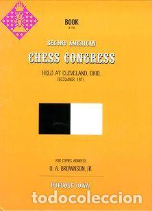 Coleccionismo deportivo: Ajedrez. Second American Chess Congress Cleveland 1871 - Vlastimil Fiala (Hardback)