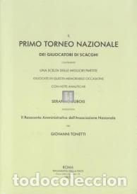 Coleccionismo deportivo: Ajedrez. Chess. Il Primo Torneo Nazionale Dei Giuocatori Scacchi. Roma 1875 - Serafino Dubois (Hard