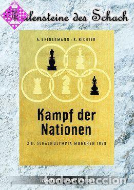 Coleccionismo deportivo: Ajedrez. Chess. Schach. Kampf der Nationen - Alfred Brinckmann/Kurt Richter