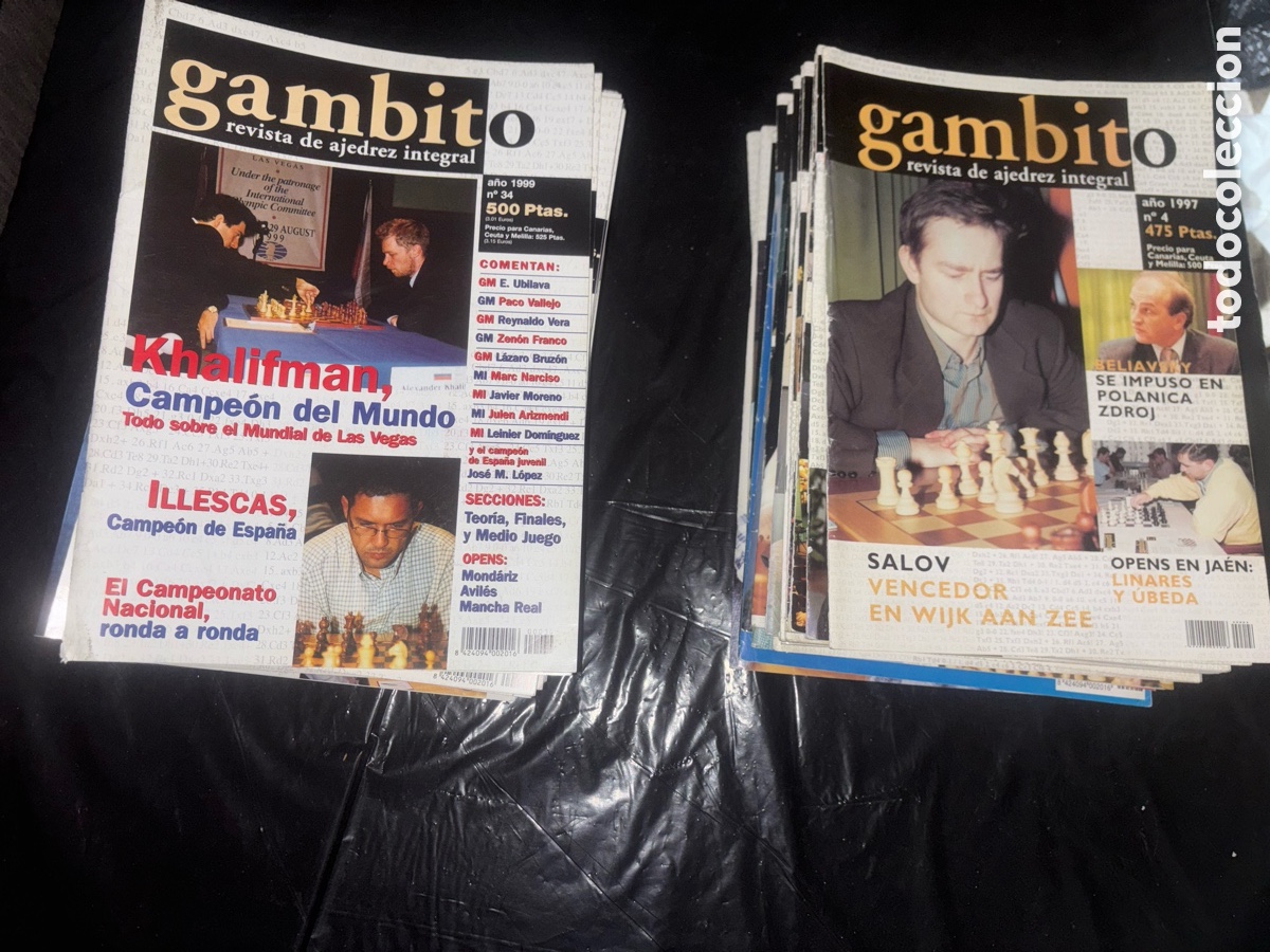 Coleccionismo deportivo: Gambito revista de ajedrez integral