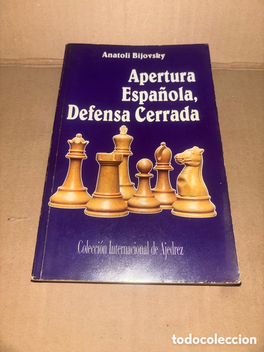 Coleccionismo deportivo: Anatoli Bijovsky Apertura Espa&ntilde;ola, Defensa Cerrada Colecci&oacute;n internacional de ajedrez.
