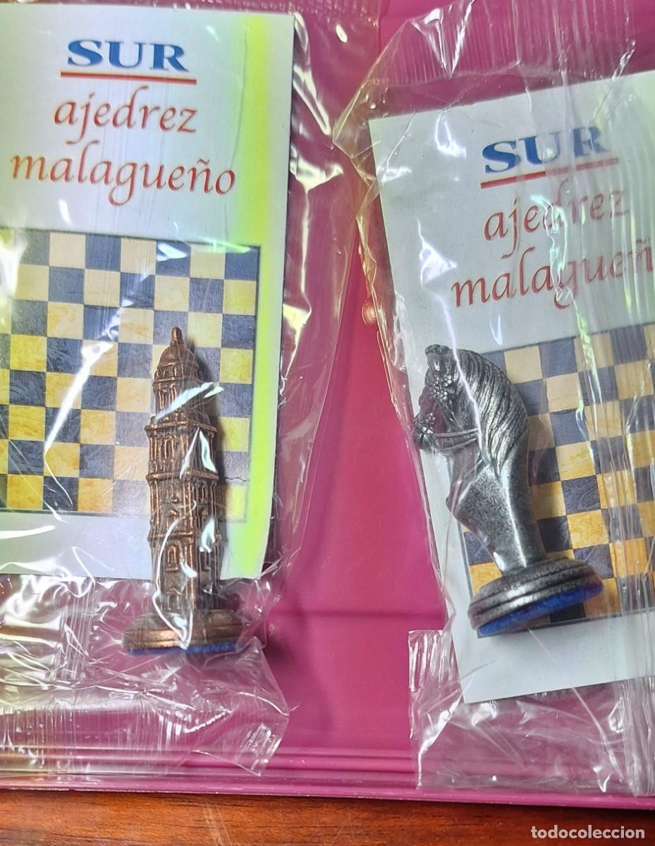 Coleccionismo deportivo: Ajedrez de figuras de M&aacute;laga - Foto 1