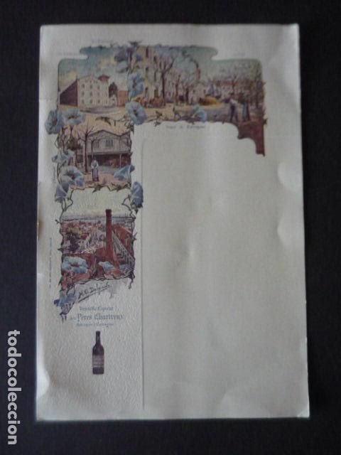 Sports collectibles: MENU CARTA MINUTA TARRAGONA LICOR CHARTREUSE 19 X 28 CM