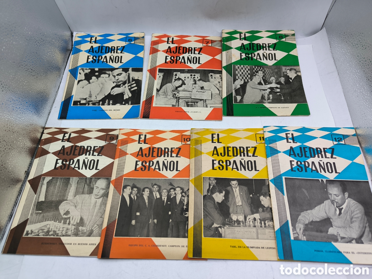 Coleccionismo deportivo: El ajedrez espa&ntilde;ol 1960 . 7 n&uacute;meros