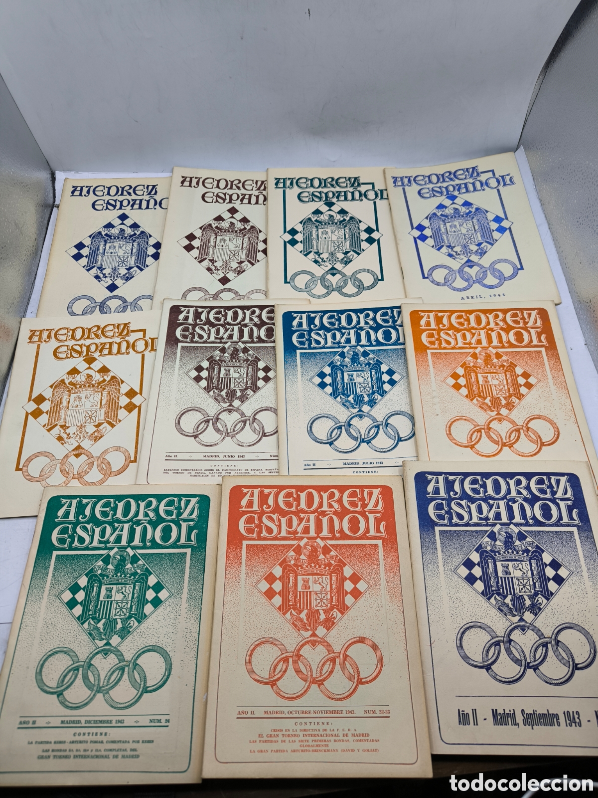 Coleccionismo deportivo: El ajedrez espa&ntilde;ol 1943. Completo