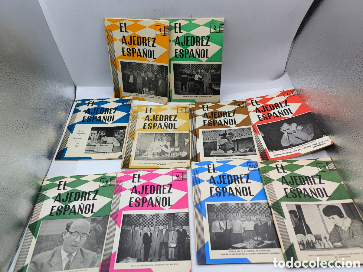 Coleccionismo deportivo: El ajedrez espa&ntilde;ol 1964 -8 n&uacute;meros+1965(2)