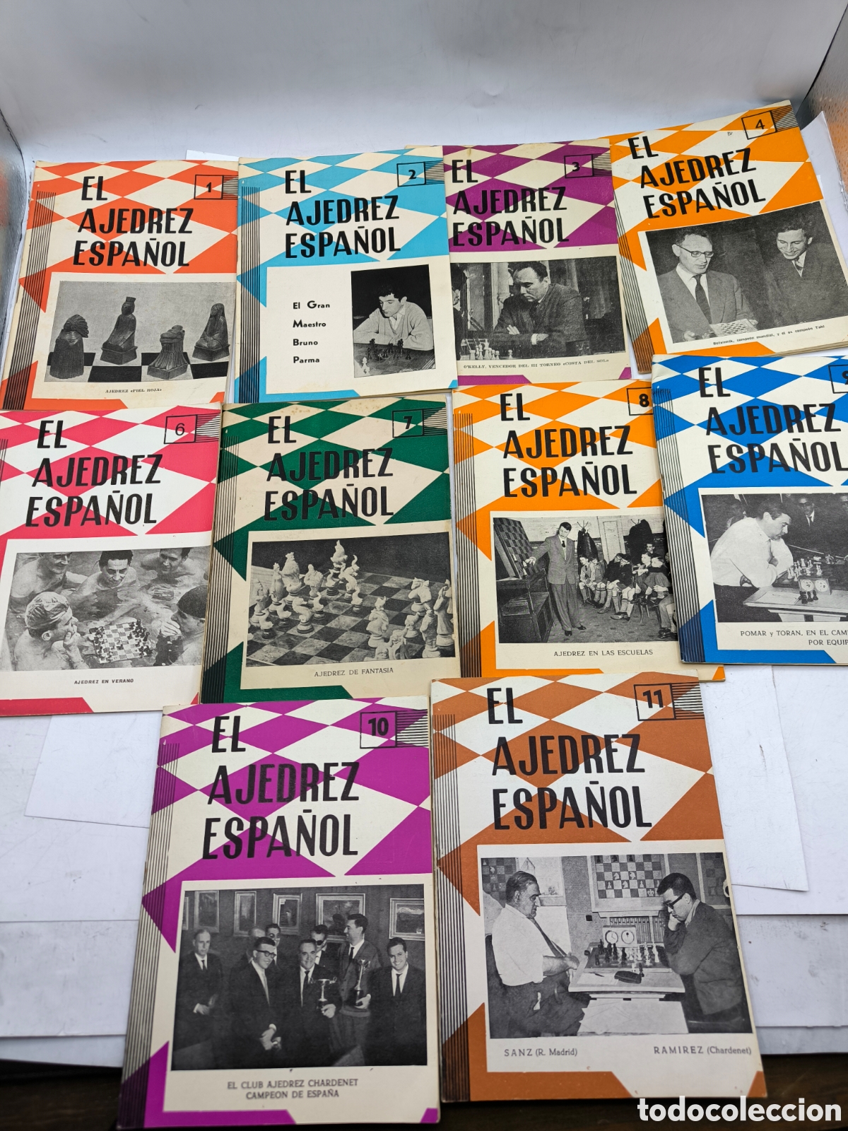 Coleccionismo deportivo: El ajedrez espa&ntilde;ol 1963 - 10 n&uacute;meros