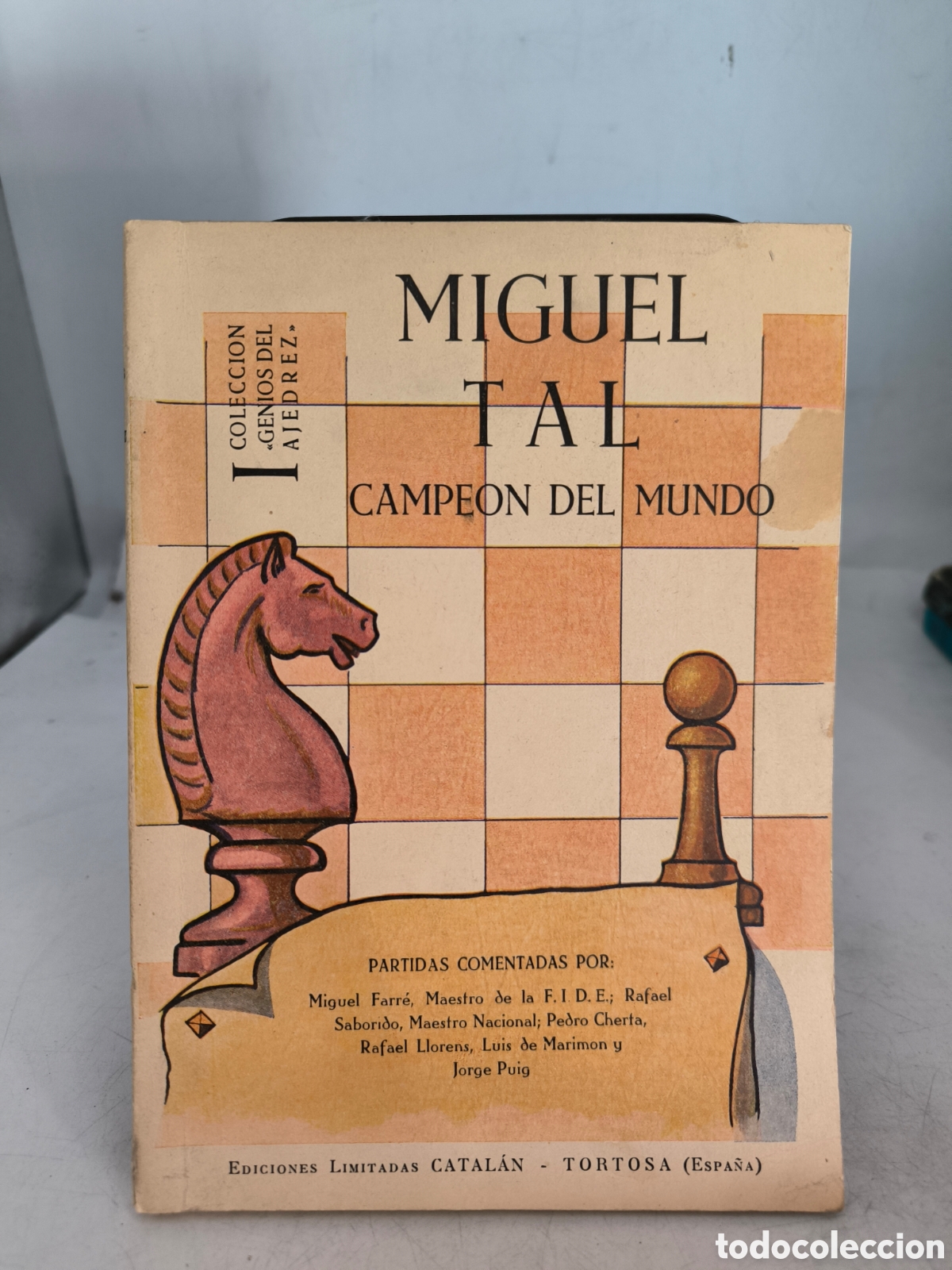 Coleccionismo deportivo: Miguel Tal. Campe&oacute;n del mundo.