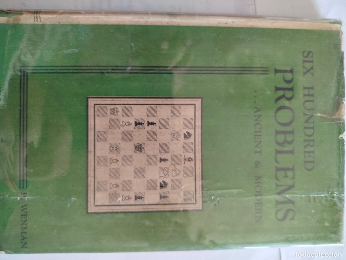 Coleccionismo deportivo: Six Hundred problems... ancient & modrn. P. Wenman - Foto 1
