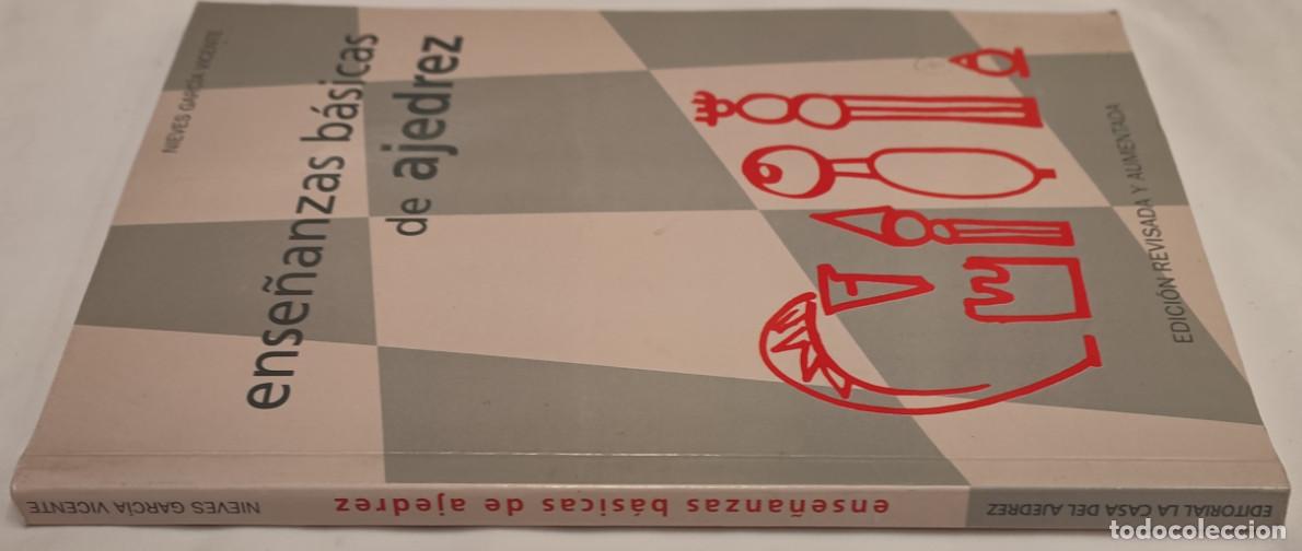 Coleccionismo deportivo: ENSE&Ntilde;ANZAS BASICAS DE AJEDREZ, NIEVES GARCIA VICENTE, CASA DEL AJEDREZ 2002, LIBRO - Foto 3